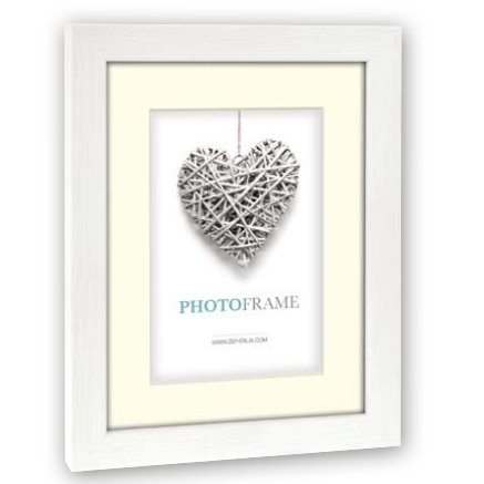 Image of ZEP Regent 4 - Wood - White - Yellow - Single picture frame -...