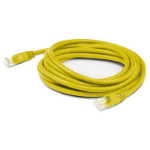 AddOn Networks ADD-1FCAT6A-YW-TAA networking cable Yellow 0.3 m Cat6a U/UTP (UTP)