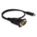 iogear GUC232C cable gender changer USB-C DB-9 Black