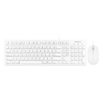 Macally MKEYECOMBO keyboard USB QWERTY White