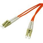 C2G 1m LC/LC LSZH Duplex 62.5/125 Multimode Fibre Patch Cable fibre optic cable Orange