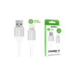 AdvancedAccessories CHARGE-IT Premium 1 Metre USB-A to Lightning Cable - White