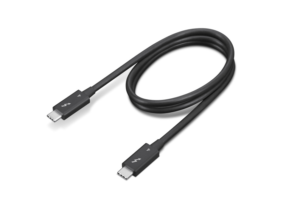 Image of Lenovo 4X91K16968 Thunderbolt cable 0.7 m 40 Gbit/s Black