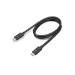 Lenovo 4X91K16968 Thunderbolt cable 0,7 m 40 Gbit/s Schwarz