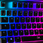 HyperX Pudding Keycaps - Full Key Set - ABS - Black (FR Layout) Toetsenbordkapje