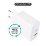 eSTUFF ES637031 mobile device charger Smartphone White AC Fast charging Indoor