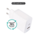 eSTUFF ES637031-BULK mobile device charger Smartphone White AC Fast charging Indoor