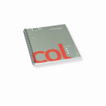 Bantex Col writing notebook A5 70 sheets Grey, Red