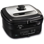 Tefal Versalio Deluxe FR4918 fryer Single Deep fryer Black, Satin steel