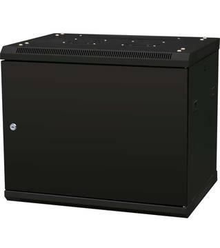 Lanview LVR240019 rack cabinet 6U Wall mounted rack Black