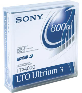 Sony LTO Ultrium 3 400 GB Blank data tape 1.27 cm