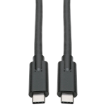 Tripp Lite U420-006-5A USB-C Cable (M/M) - USB 3.1, Gen 1 (5 Gbps), 5A Rating, Thunderbolt 3 Compatible, 6 ft. (1.83 m)
