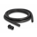 DeLOCK Cable protection sleeve 2 m x 13 mm with 2 x PG9 conduit fitting set black