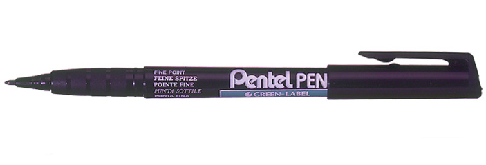Photos - Felt Tip Pen Pentel Fine Point Marker NMS50-A 