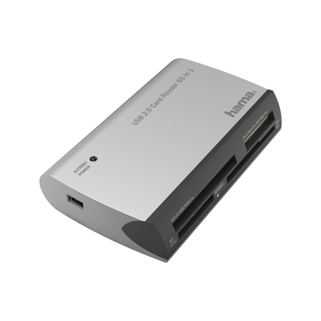 Image of Hama All in One card reader USB 2.0 Black, Silver
