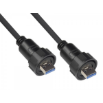 Alcasa IC04-U302 USB-kabel 1 m USB 3.2 Gen 1 (3.1 Gen 1) USB A Zwart