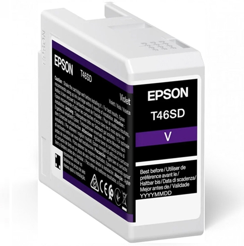 Image of Epson C13T46SD00/T46SD Ink cartridge violet 25ml for Epson SC-P 700