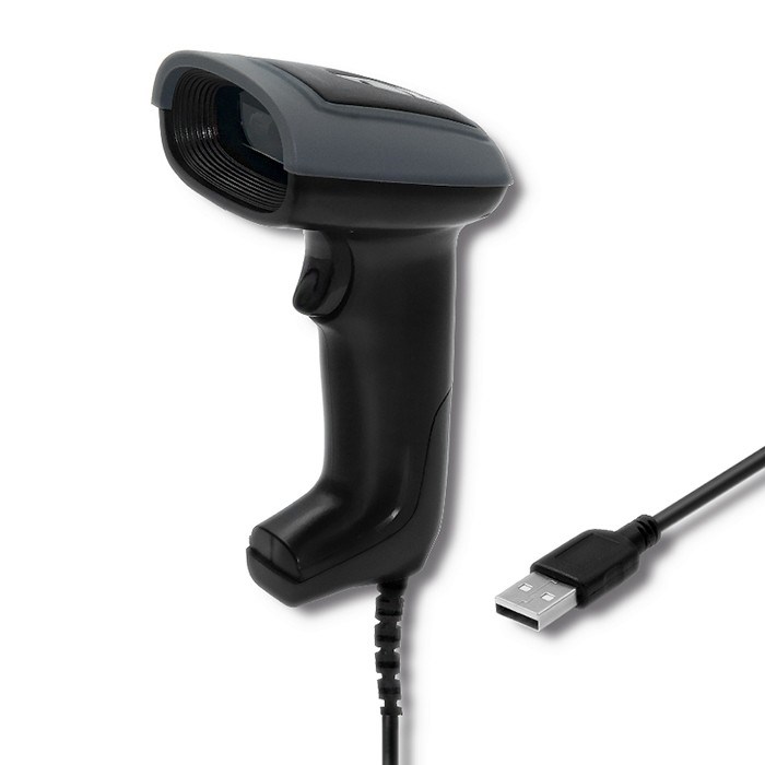 QOC Qoltec 50863 Wired QR & BARCODE Scanner | USB