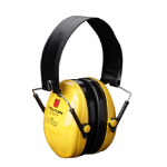 3M Peltor Optime 1 Folding Headband Yellow