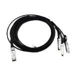 Axiom 10424-AX fiber optic cable 196.9" (5 m) QSFP28 4x QSFP28 DAC Black