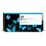 HP P2V85A|747 Ink cartridge blue chromatic 300ml for HP DesignJet Z 9+