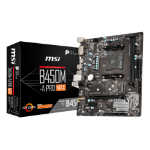 MSI B450M-A PRO MAX motherboard AMD B450 Socket AM4 micro ATX