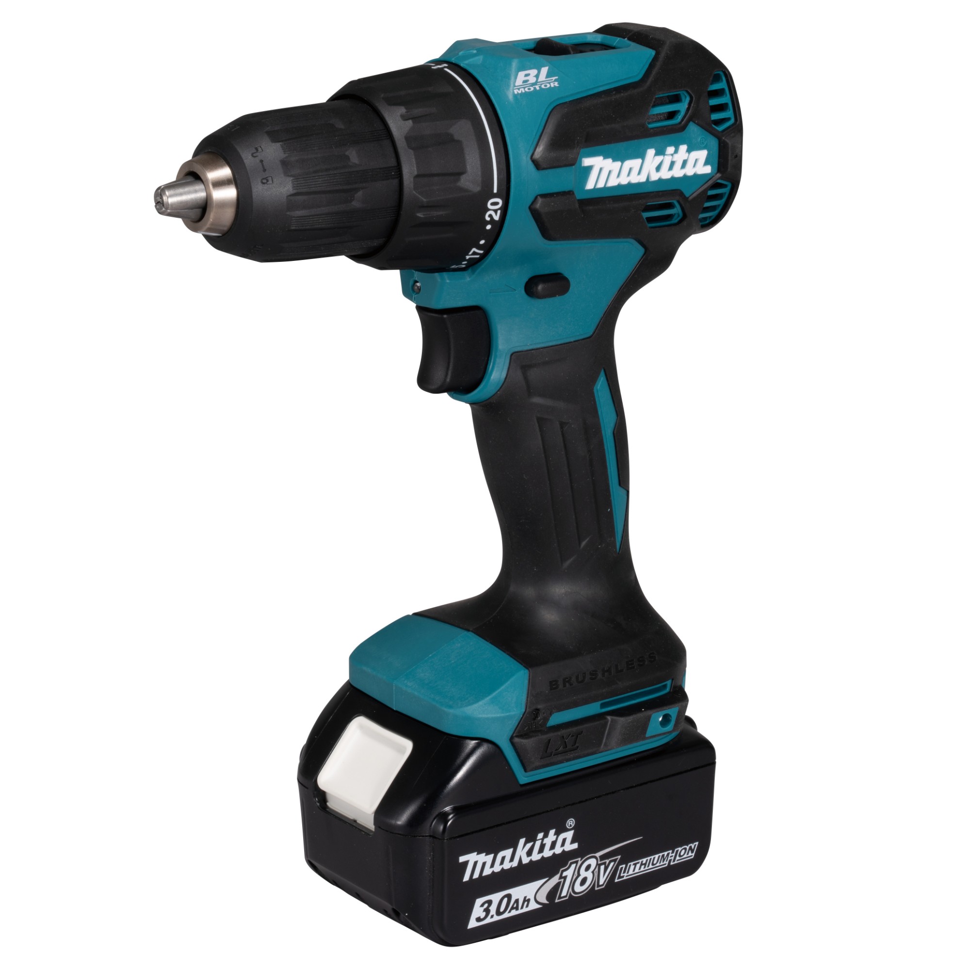 Makita DHP490SFX2 18V Brushless Combi Drill and 101 Piece Accessory Set 1 x3.0Ah - Image 2