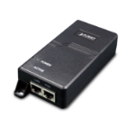 PLANET IEEE802.3at High Power PoE+ Gigabit Ethernet (10/100/1000) Power over Ethernet (PoE) Black