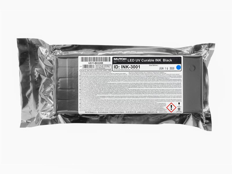 220 ml Flex LED UV Ink Cassette Black thumbnail