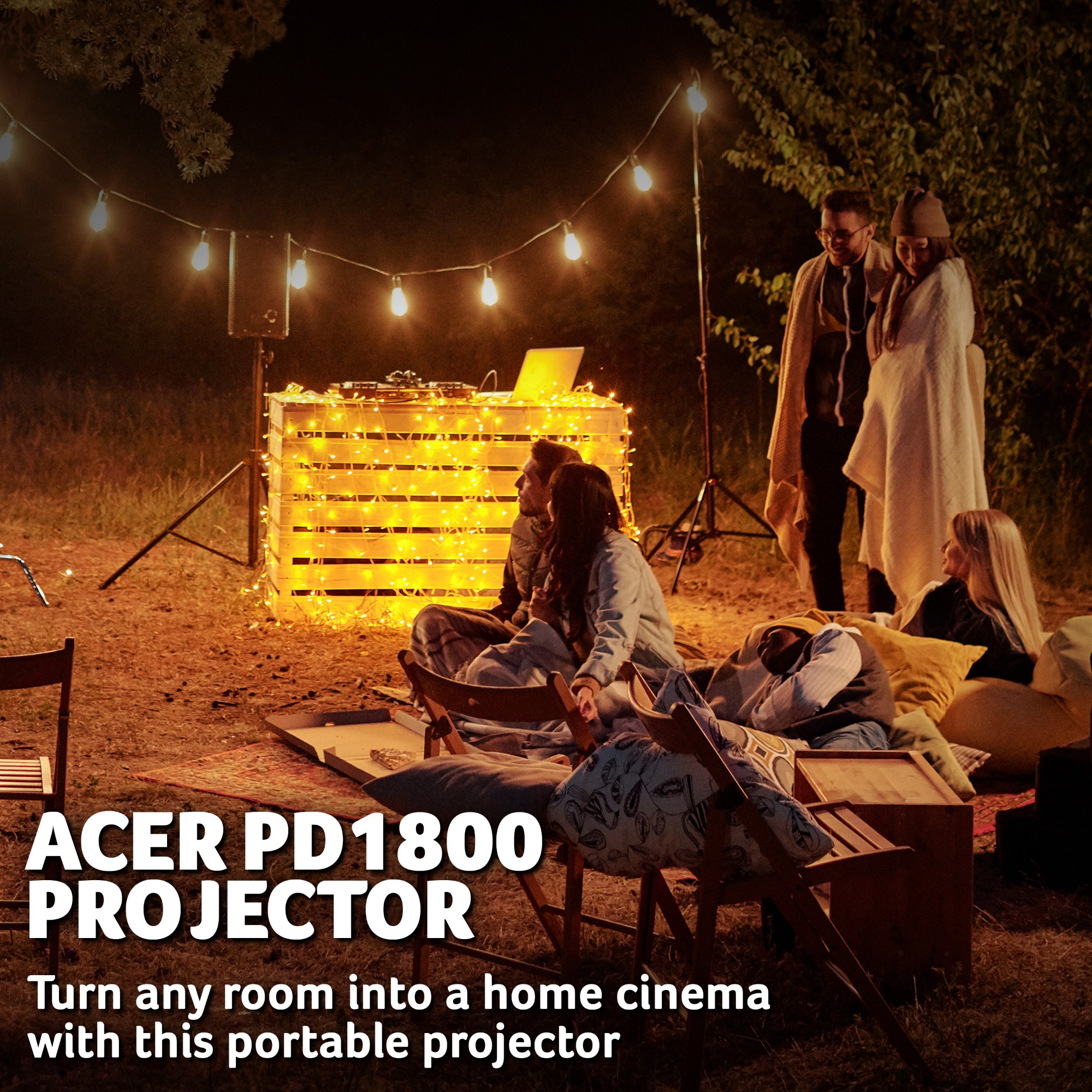 Acer PD1800 projector - 4K Ultra HD, LED, 1,000 ANSI lm