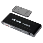 Maplin HDMI Switch 3 Ports In 1 Port Out Ultra HD 4K@30Hz with Remote Control