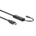 Monoprice 24444 video cable adapter 72" (1.83 m) USB Type-C DisplayPort Black