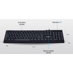Acteck AC-928946 teclado Universal USB Negro