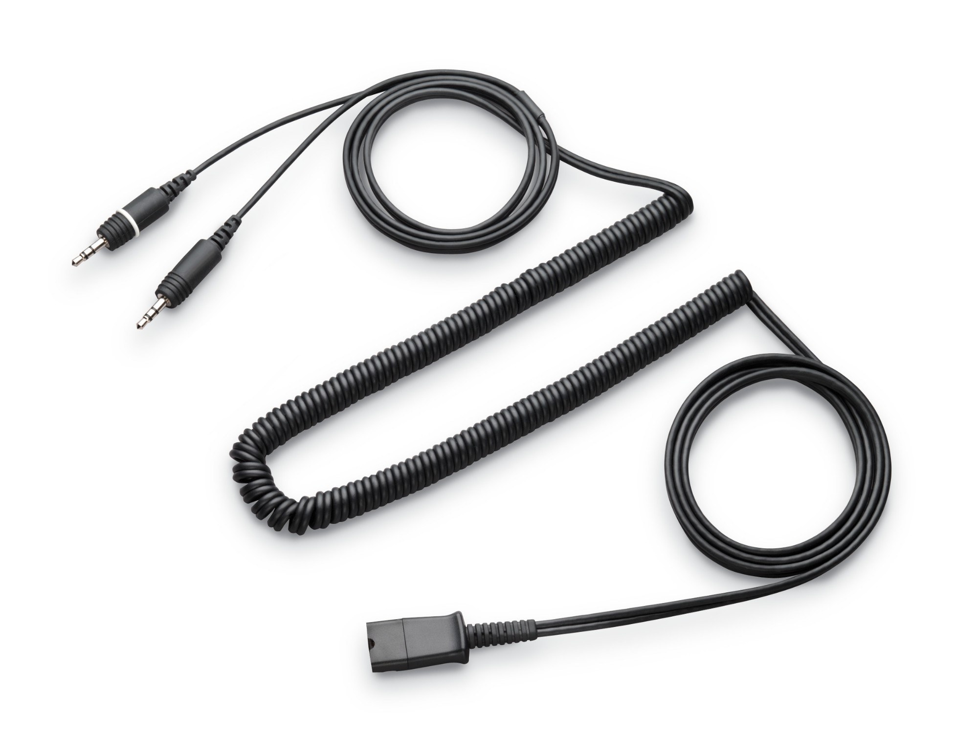 HP Poly Cable Stereo with Dual 3.5mm to QD Connector