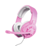 Trust GXT 411P Radius Headset Wired Head-band Pink, White