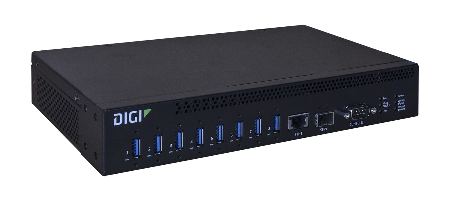 Image of Digi AW08-G300 interface hub USB 3.2 Gen 1 (3.1 Gen 1) Type-A...