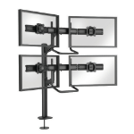 Chief K4G220B flat panel bureau steun 61 cm (24") Zwart
