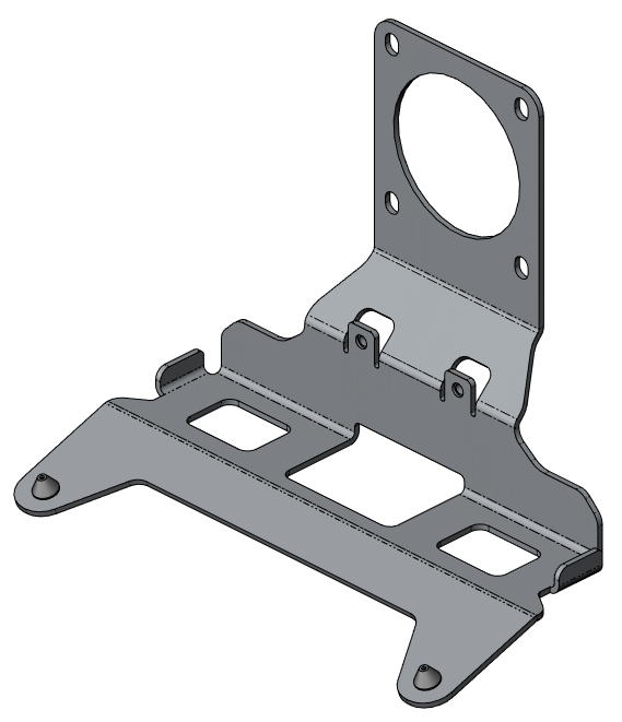 KEYBOARD SUPPORT BRACKET FOR DELL 7230 RUGGED EXTREME TABLET