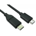 Cables Direct USB3C-862 USB cable 2 m USB 2.0 USB C Micro-USB B Black