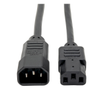 Tripp Lite P004-002-13A power cable Black 24" (0.61 m) C14 coupler C13 coupler