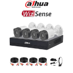 Dahua Technology Kit de Videovigilancia DAHUA 4 canales KIT DE 4 CH 1MP KITXVR1B04-I/T/4-B1A11N -
