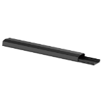 Brateck Plastic Cable Cover - 250mm Straight cable tray Black