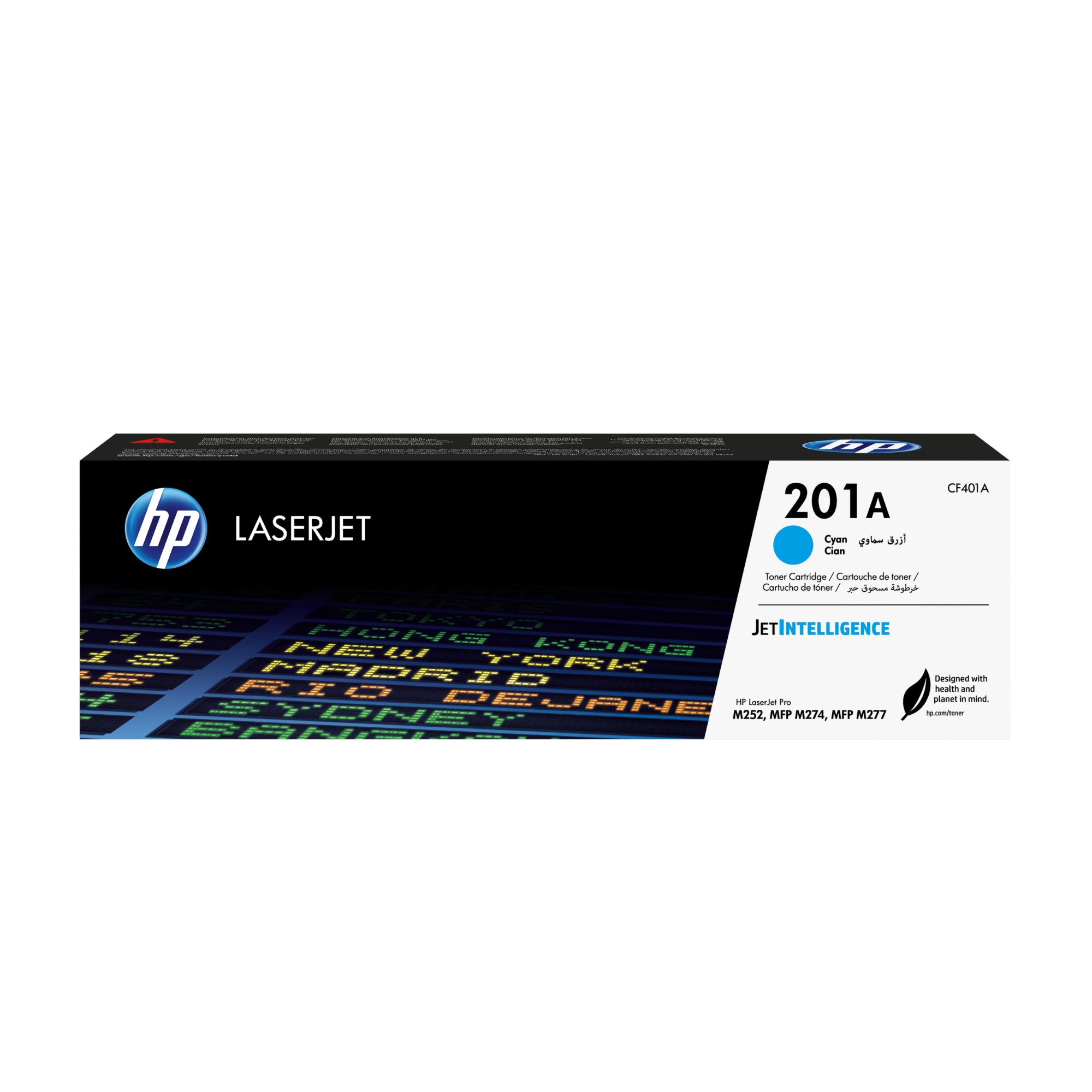 Hp Cyan Cf401a/201A Toner Cartridge 1.33K Pages Iso/Iec 19752 For