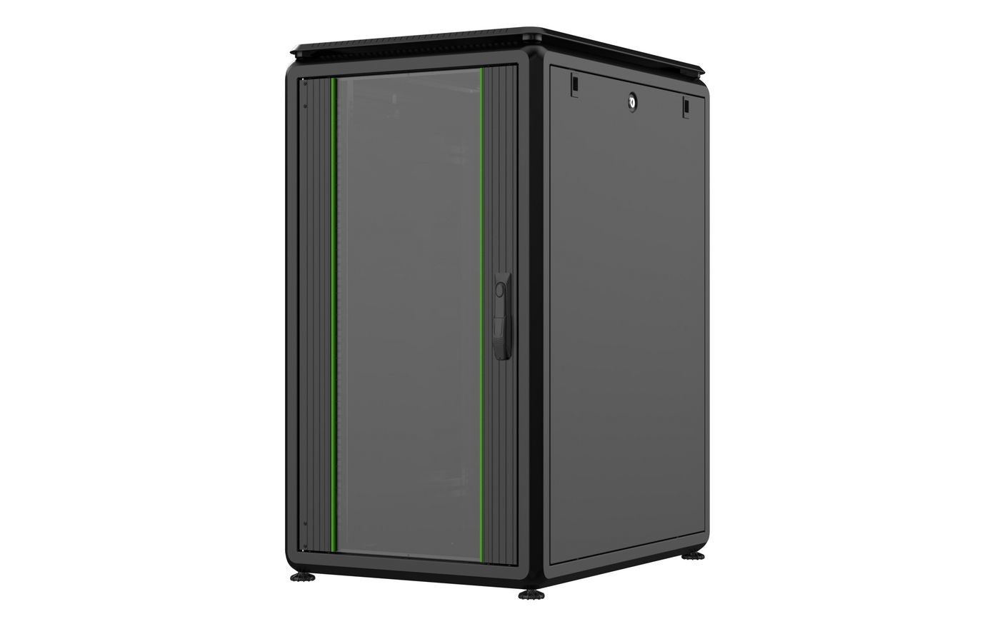 Image of Lanview RDL20U68BL rack cabinet 20U Freestanding rack Black