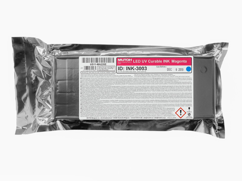 Mutoh 220 ml Flex LED UV Ink Cassette Magenta