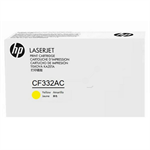 HP CF332AC/654A Toner cartridge yellow Contract, 15K pages ISO/IEC 19798 for HP Color LaserJet M 651