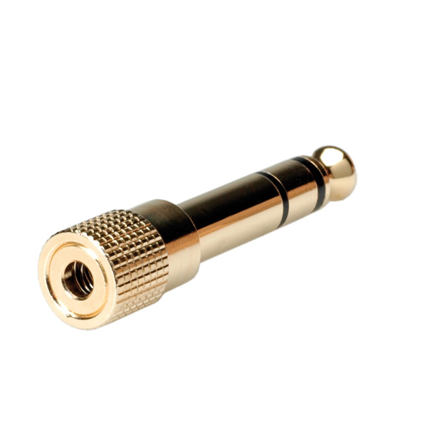 Image of ROLINE GOLD Stereo Adapter 6.35 mm Male - 3.5 mm Female