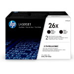 HP CF226XD/26X Toner cartridge high-capacity twin pack, 2x9K pages ISO/IEC 19752 Pack=2 for HP LaserJet M 402/e