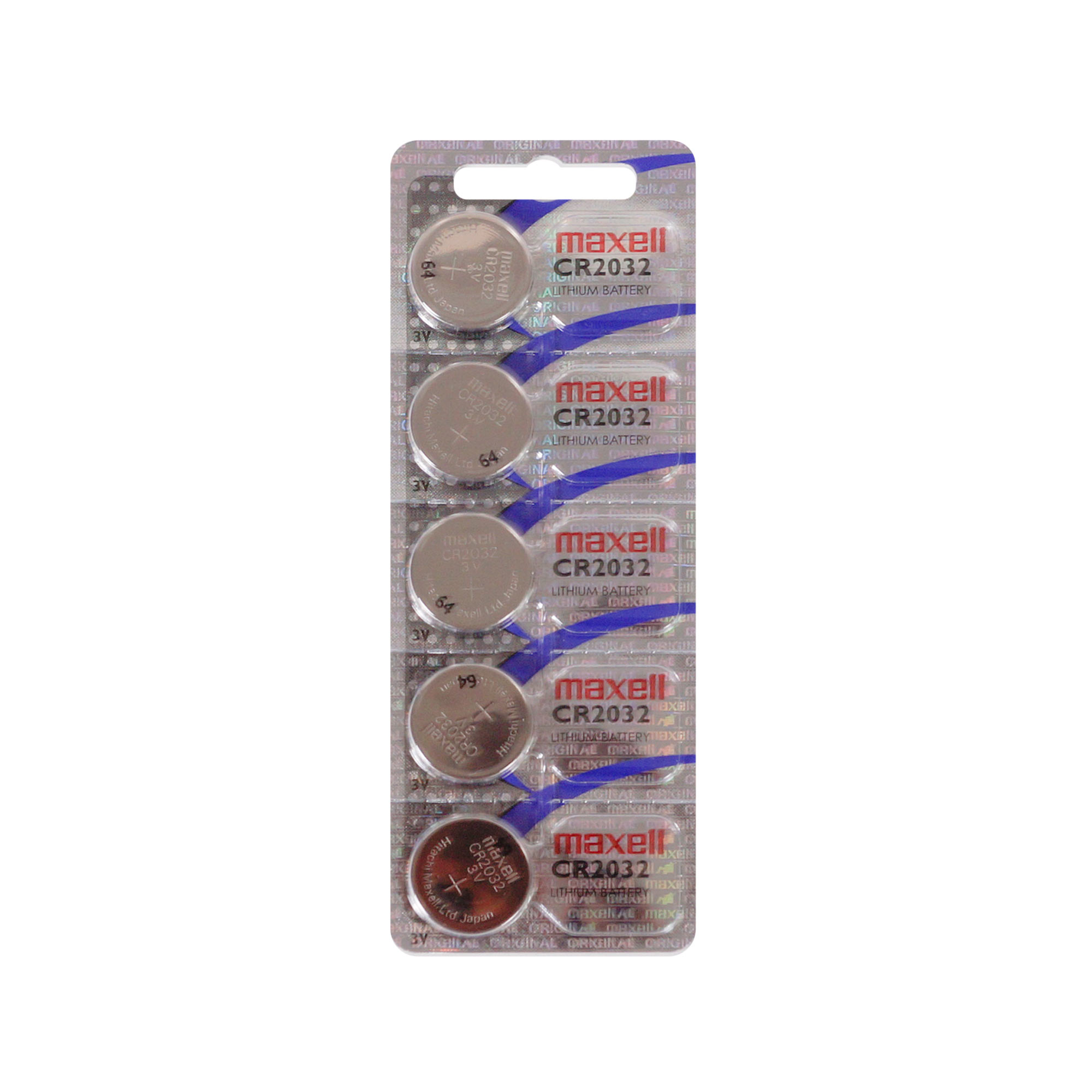 EU Product - Lithium Button cell battery, CR2032, 3V - 5-pack thumbnail