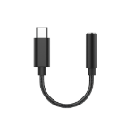 Fairphone ACADAP-2ZW-WW1 cable gender changer USB-C 3.5 mm jack Black